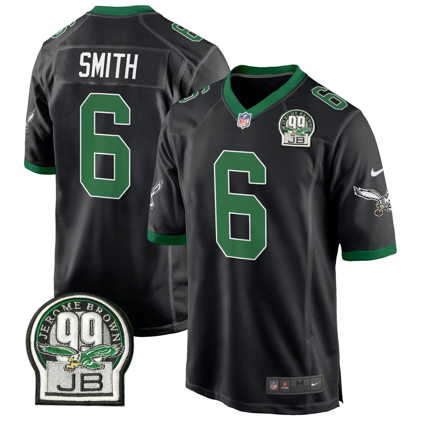 Camisa NFL Men’s Jerome Brown Patch Kelly Green Game Jersey