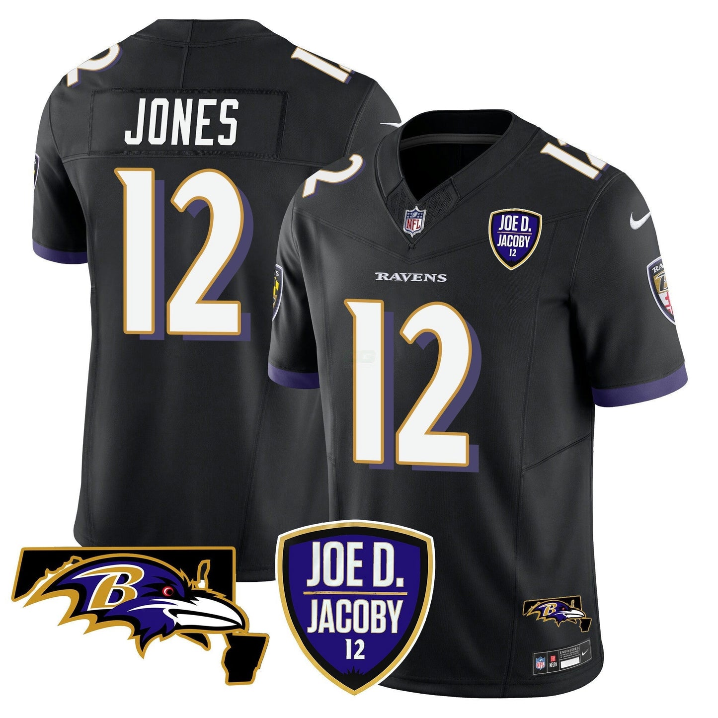 Camisa NFL Men’s Joe D & Jacoby Patch Vapor Limited Jersey