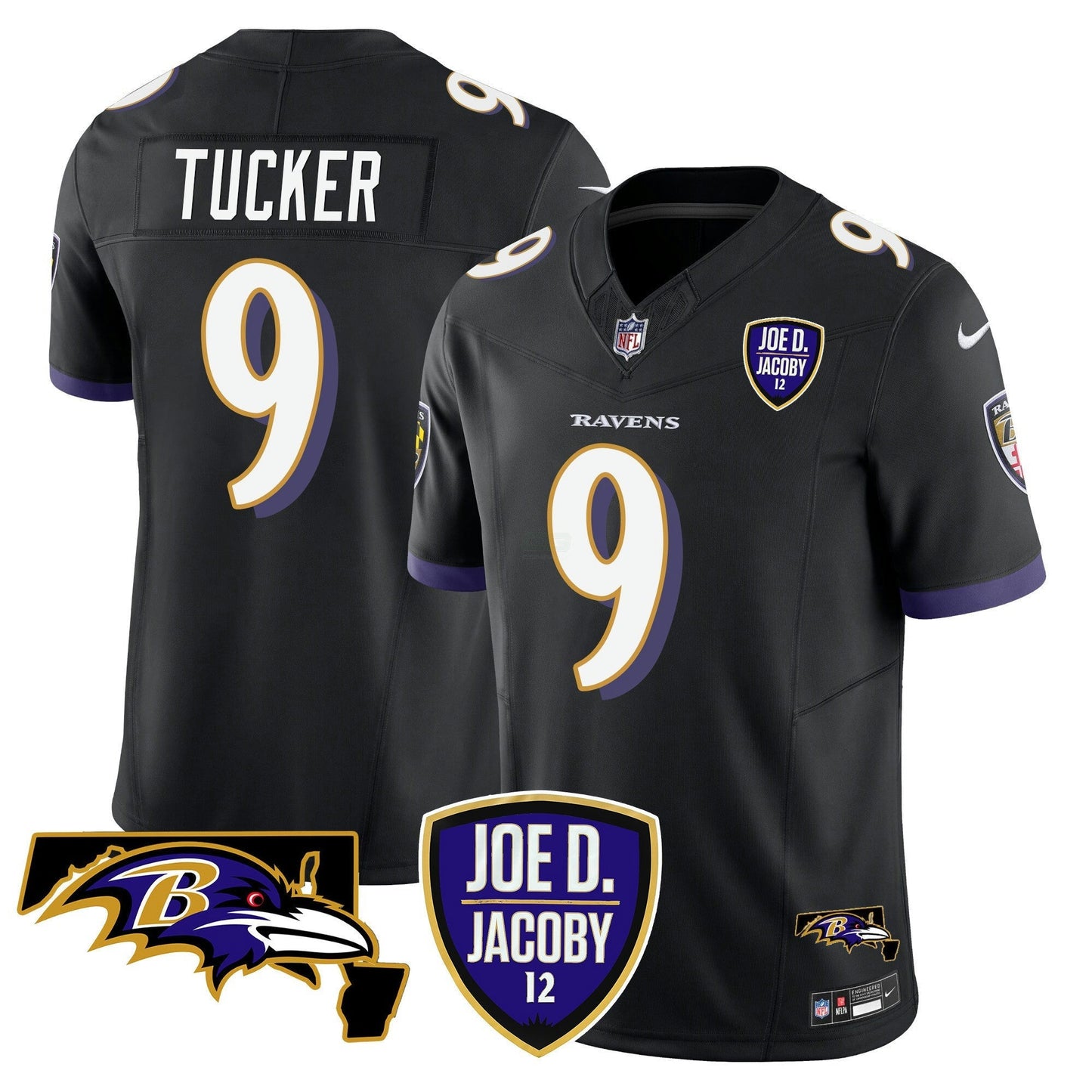 Camisa NFL Men’s Joe D & Jacoby Patch Vapor Limited Jersey