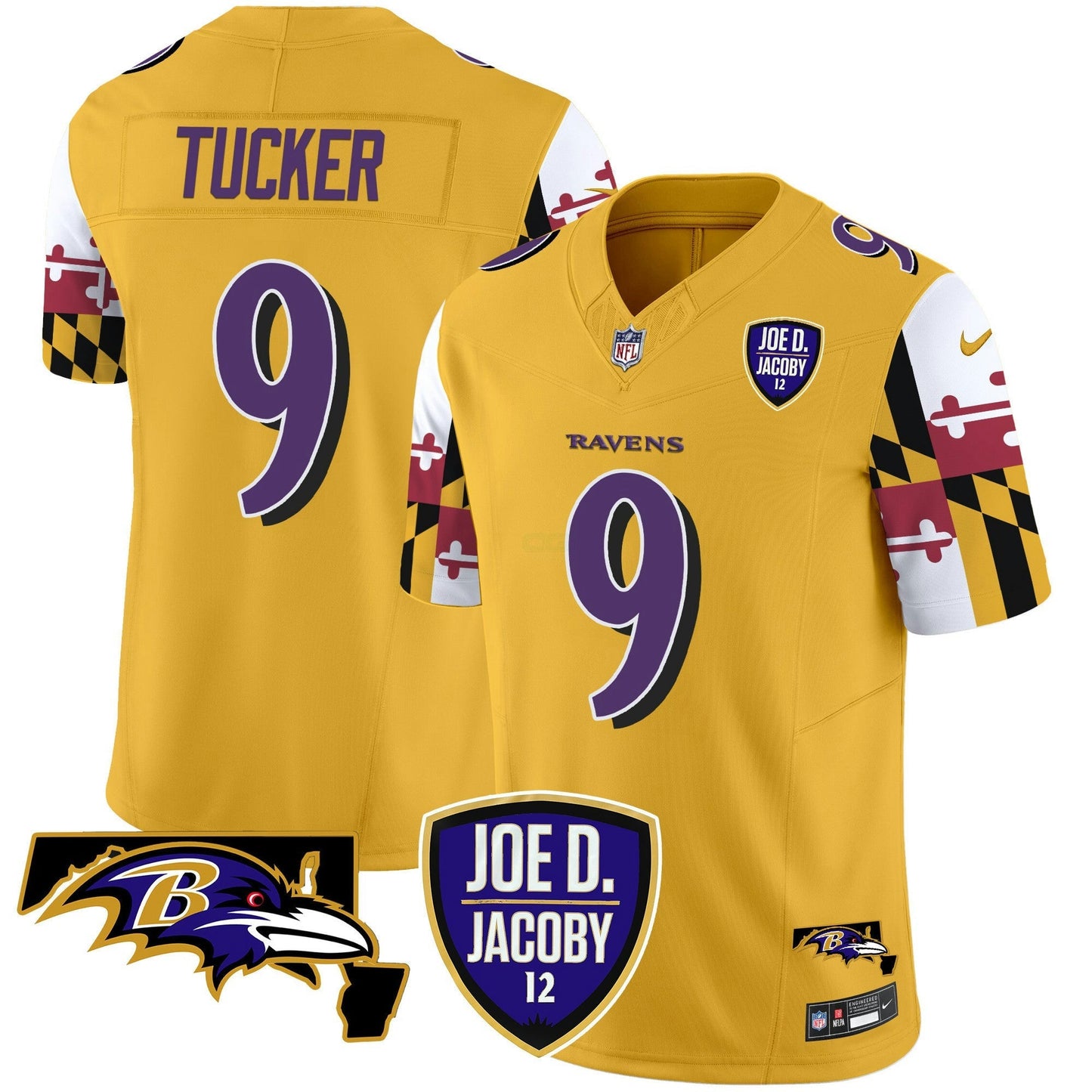 Camisa NFL Men’s Joe D & Jacoby Patch Vapor Limited Jersey V2