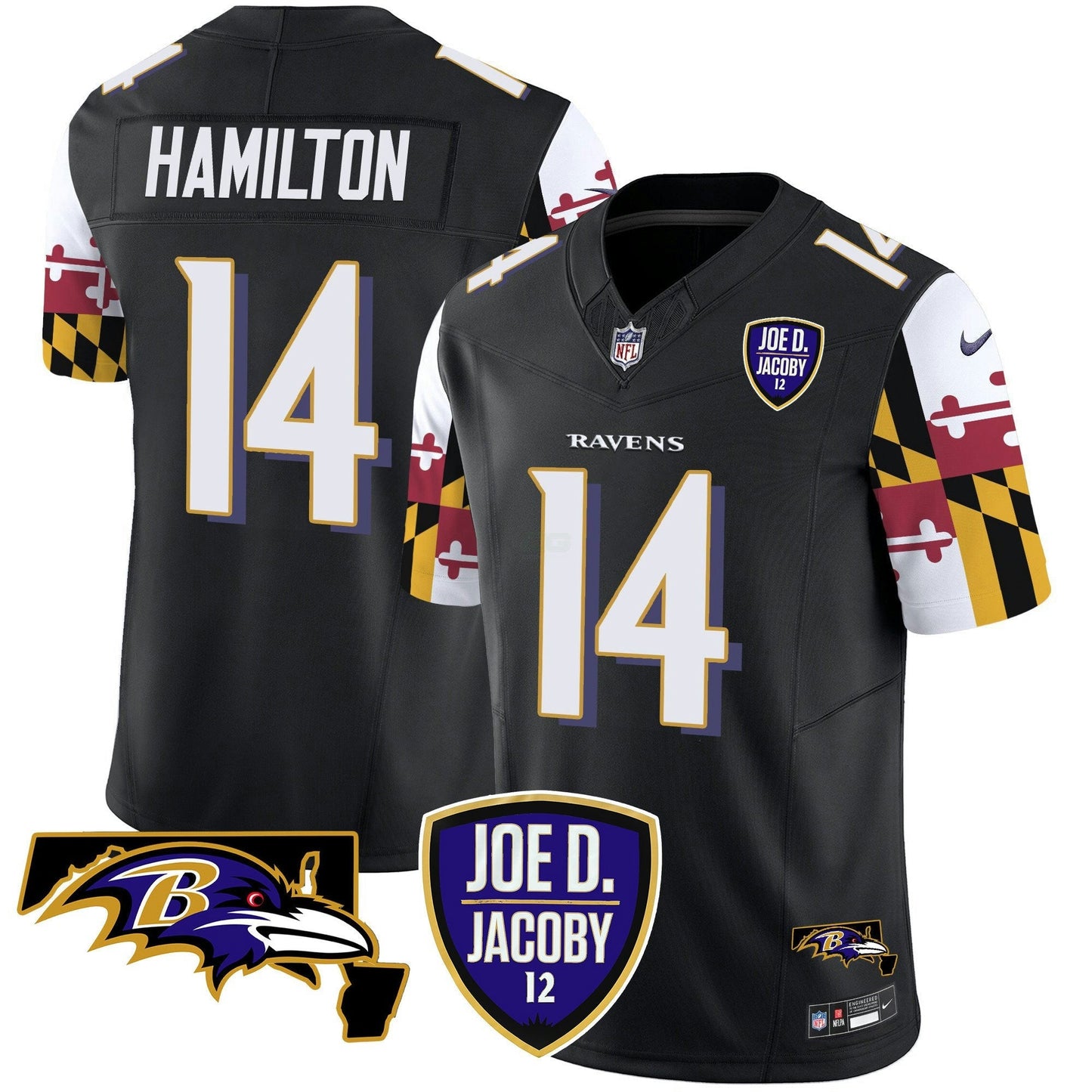 Camisa NFL Men’s Joe D & Jacoby Patch Vapor Limited Jersey V2