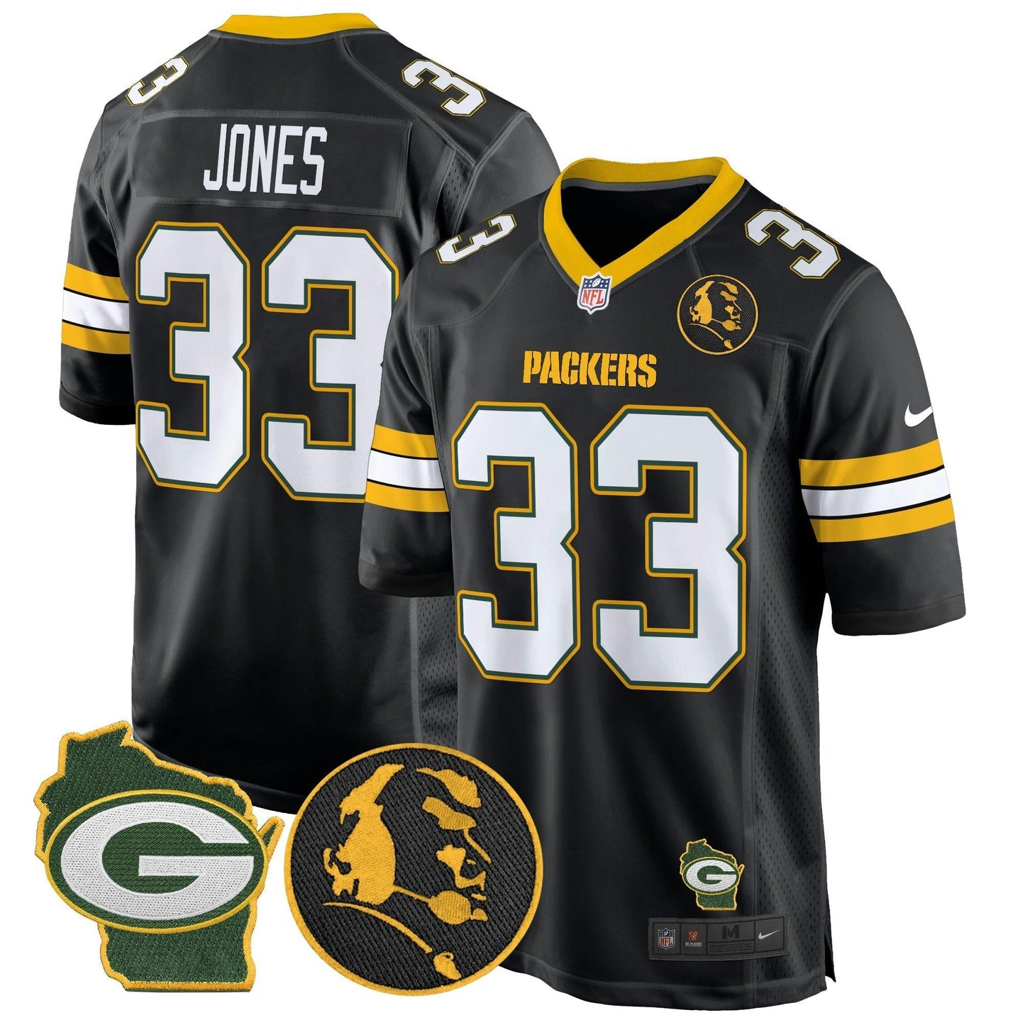 Camisa NFL Men’s John Madden & Home Patch Game Jersey