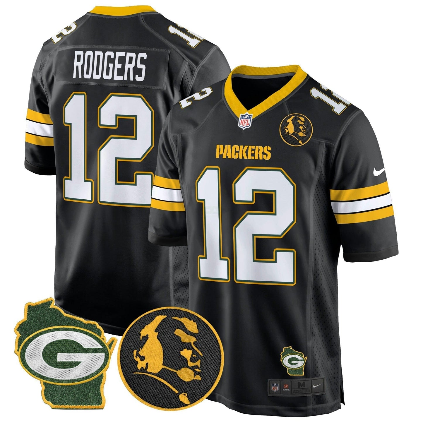 Camisa NFL Men’s John Madden & Home Patch Game Jersey