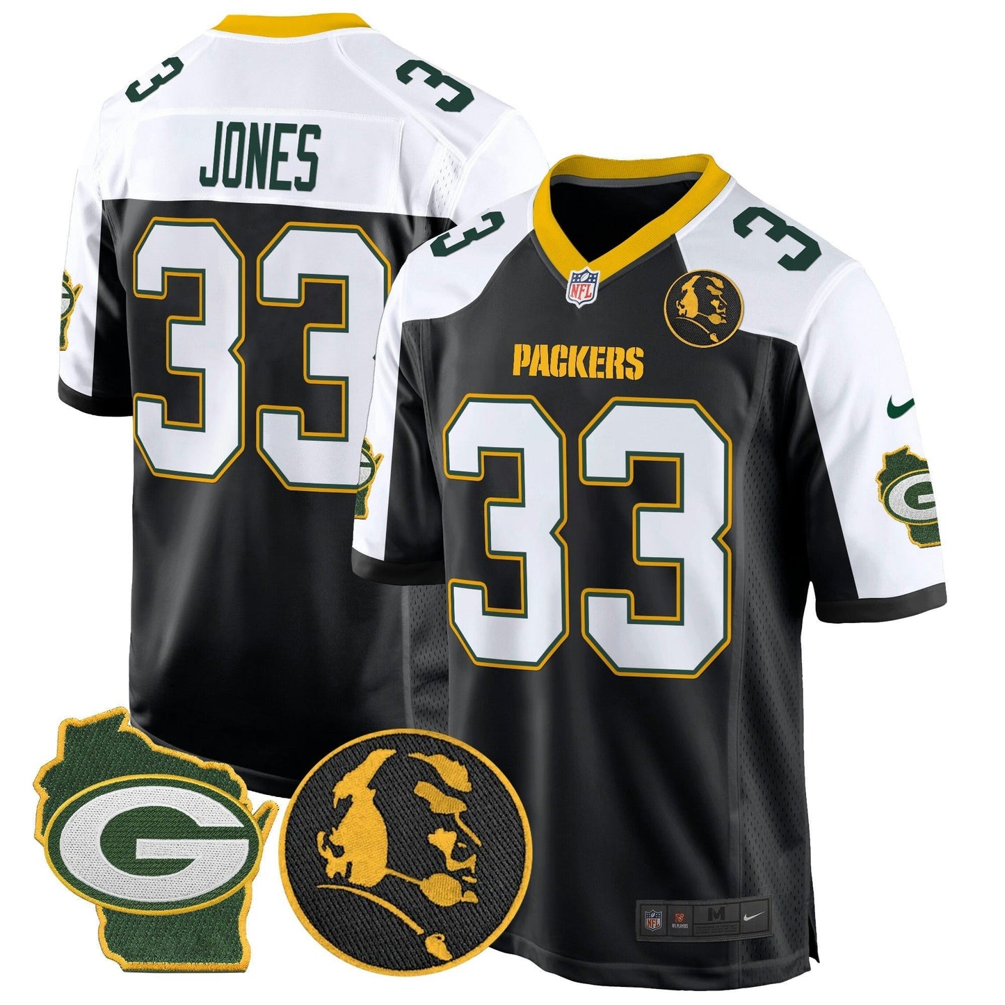 Camisa NFL Men’s John Madden & Home Patch Game Jersey