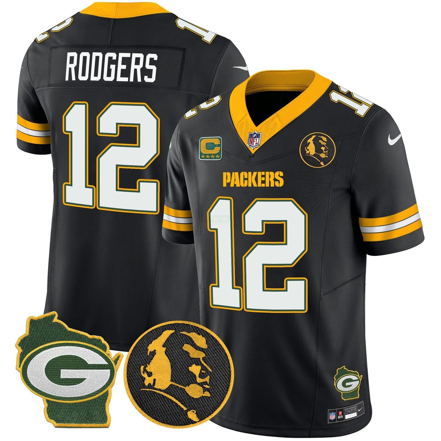 Camisa NFL Men’s John Madden & Home Patch Vapor Limited Jersey