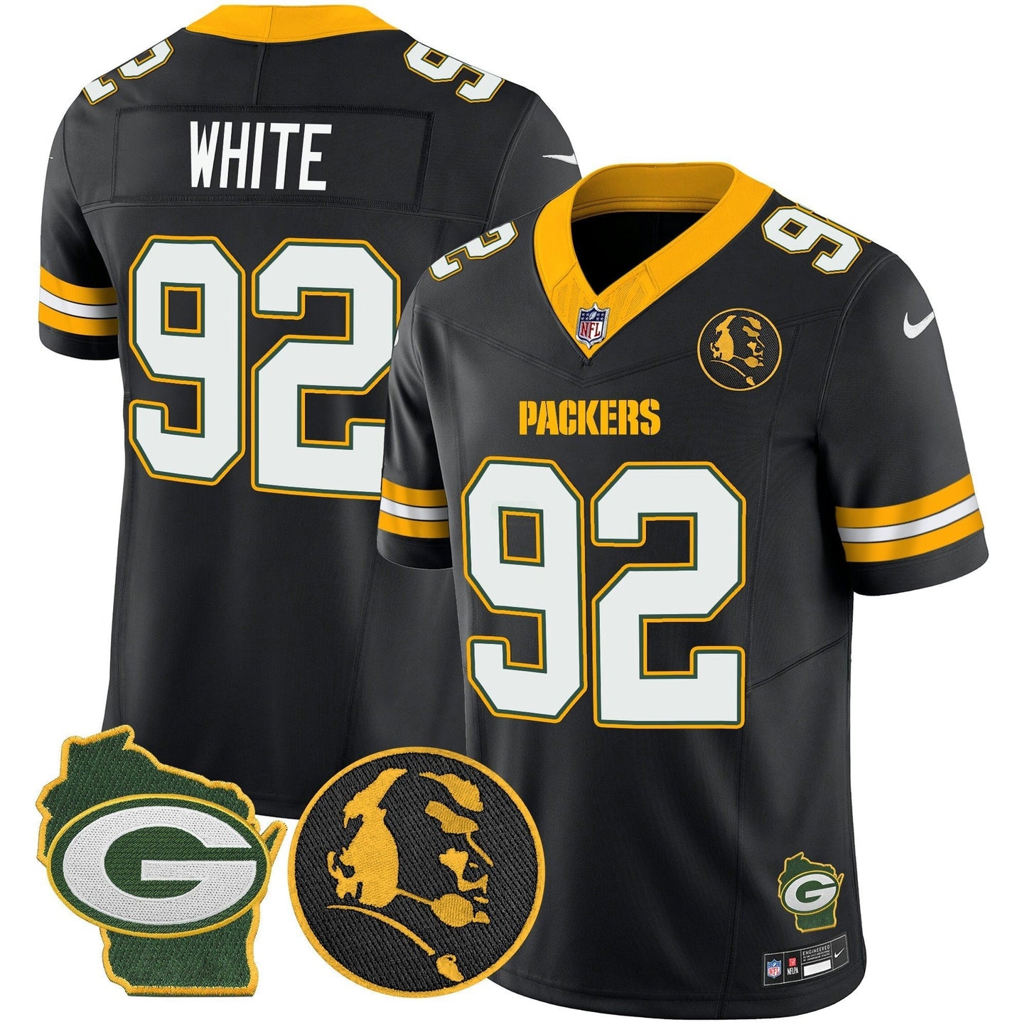 Camisa NFL Men’s John Madden & Home Patch Vapor Limited Jersey