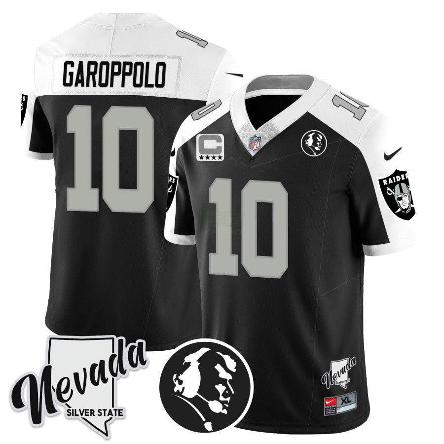 Camisa NFL Men’s John Madden Honoring & Nevada Silver State Patch Vapor Jersey