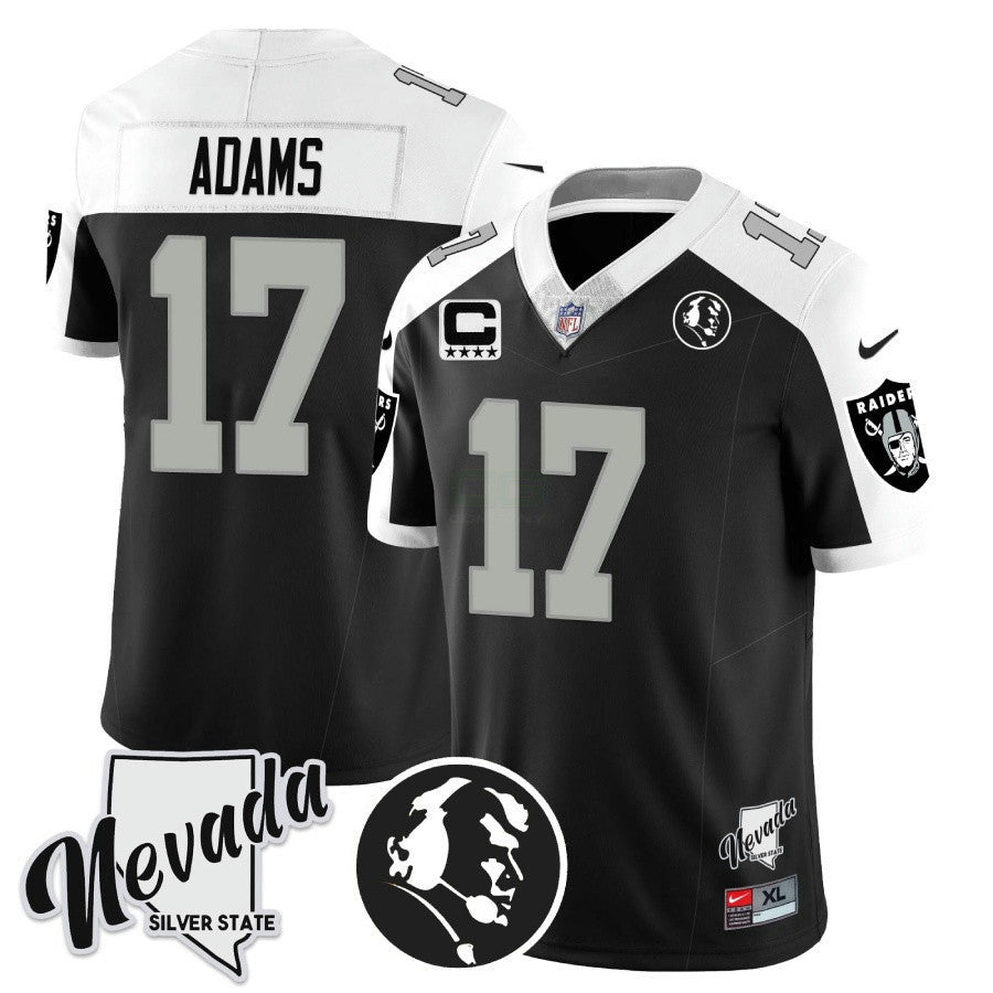 Camisa NFL Men’s John Madden Honoring & Nevada Silver State Patch Vapor Jersey