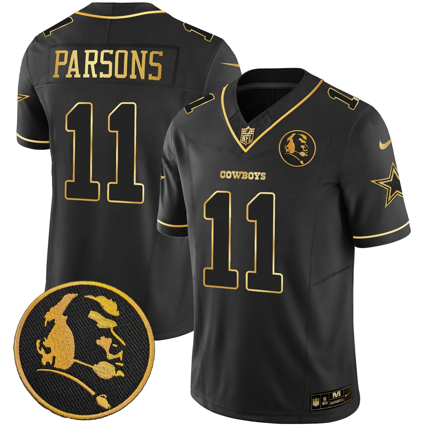 Camisa NFL Men’s John Madden Patch Dourada Vapor Jersey