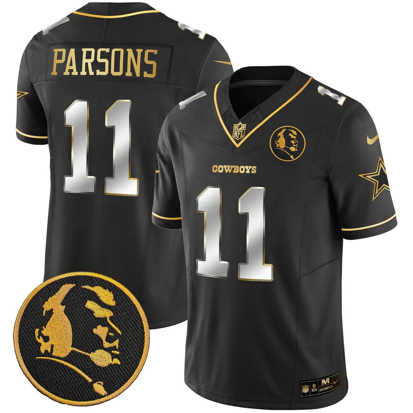 Camisa NFL Men’s John Madden Patch Dourada Vapor Jersey