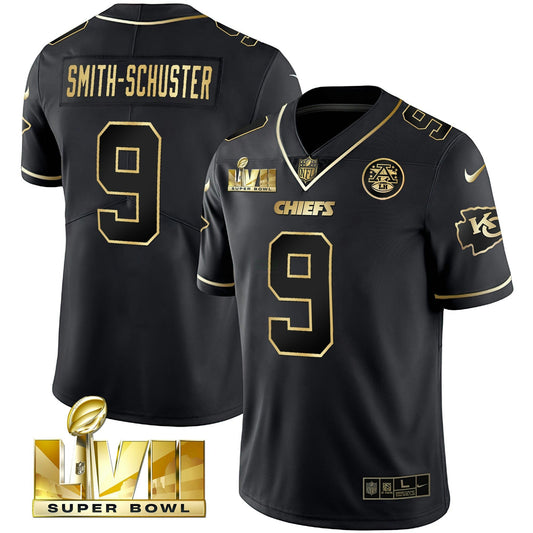 Camisa NFL Men’s JuJu Smith-Schuster Branca Dourada & Preta Dourada Jersey