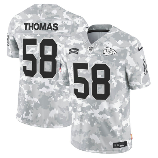 Camisa NFL Men’s Kansas City 2024 Salute to Service Vapor Limited Jersey – All stitched