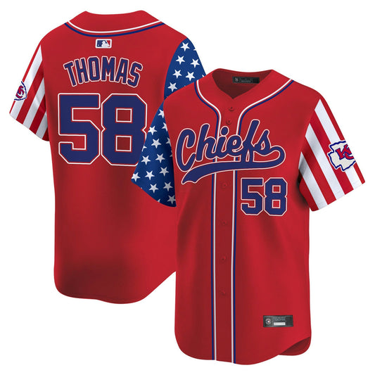 Camisa NFL Men’s Kansas City 2025 Independence Day Vapor Jersey