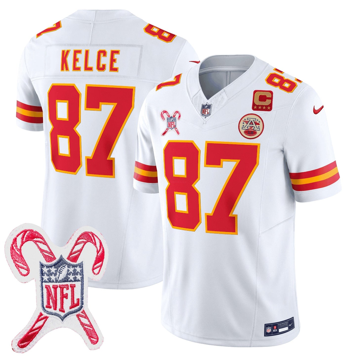 Camisa NFL Men’s Kansas City Christmas Patch Vapor Limited Jersey