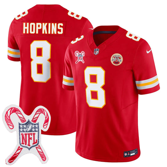 Camisa NFL Men’s Kansas City Christmas Patch Vapor Limited Jersey