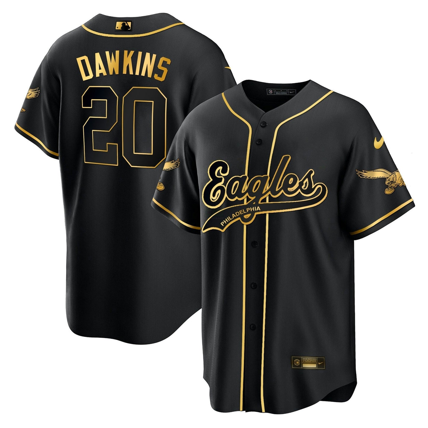 Camisa NFL Men’s Kelly Green Baseball Limited Jersey