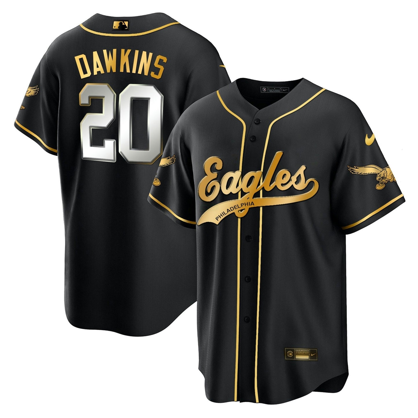 Camisa NFL Men’s Kelly Green Baseball Limited Jersey