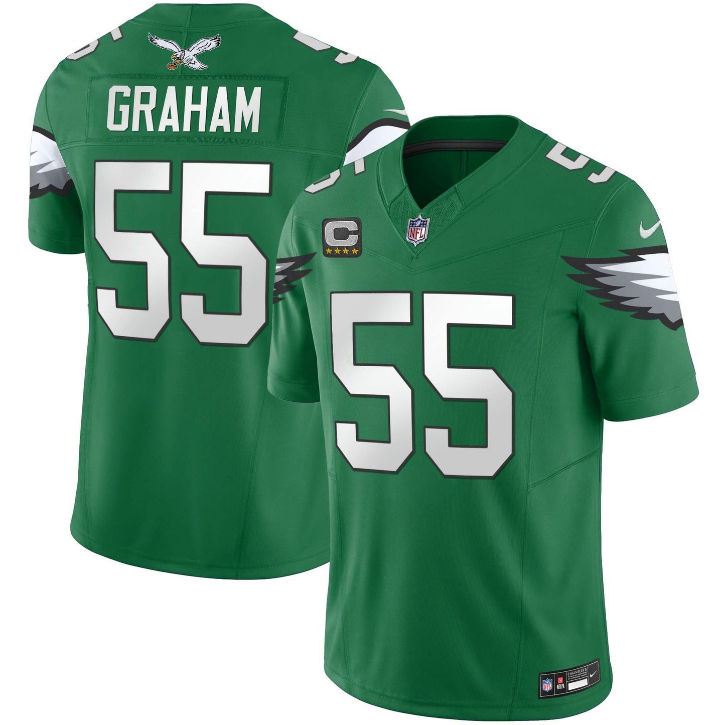 Camisa NFL Men’s Kelly Green Vapor Limited Jersey V3