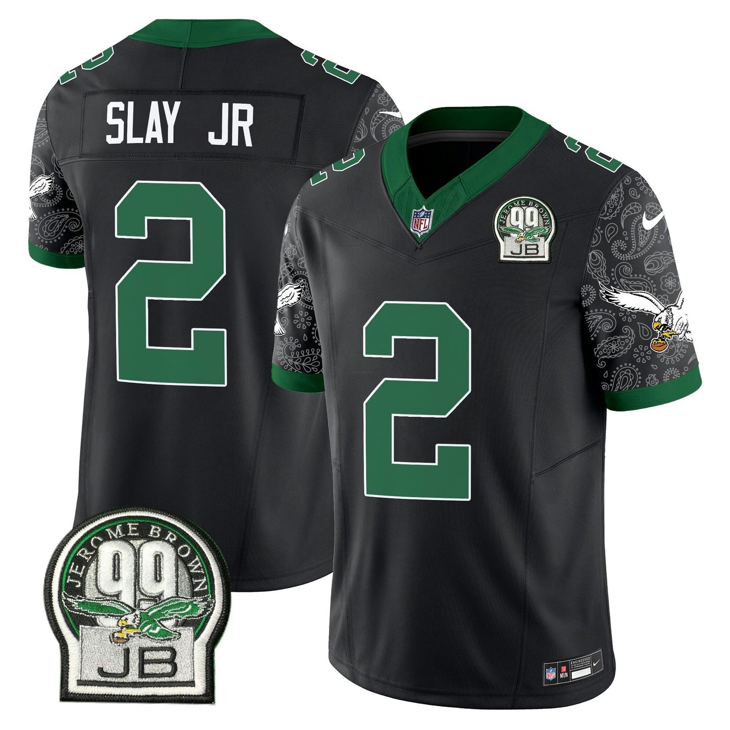 Camisa NFL Men’s Kelly Green Vapor Limited Jersey V4