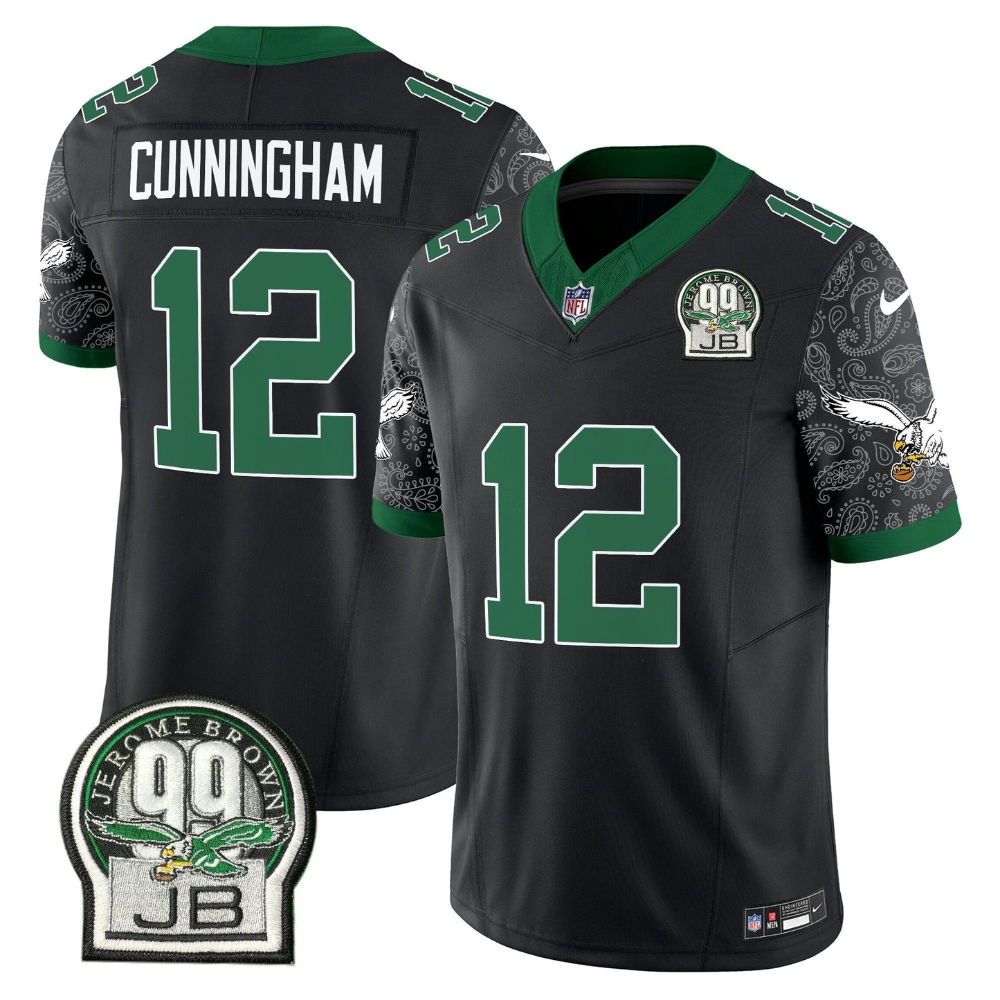 Camisa NFL Men’s Kelly Green Vapor Limited Jersey V4