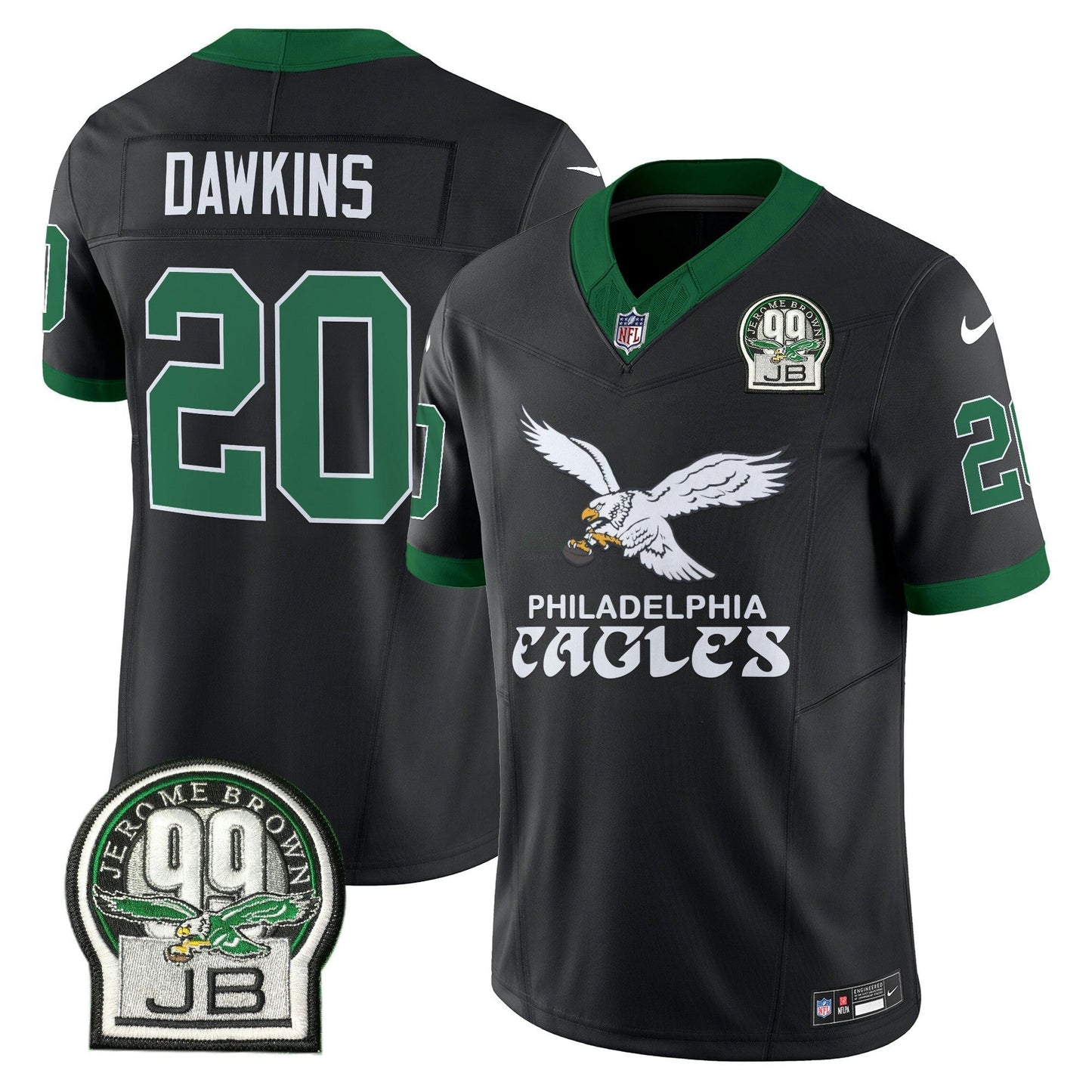 Camisa NFL Men’s Kelly Green Vapor Limited Jersey V5