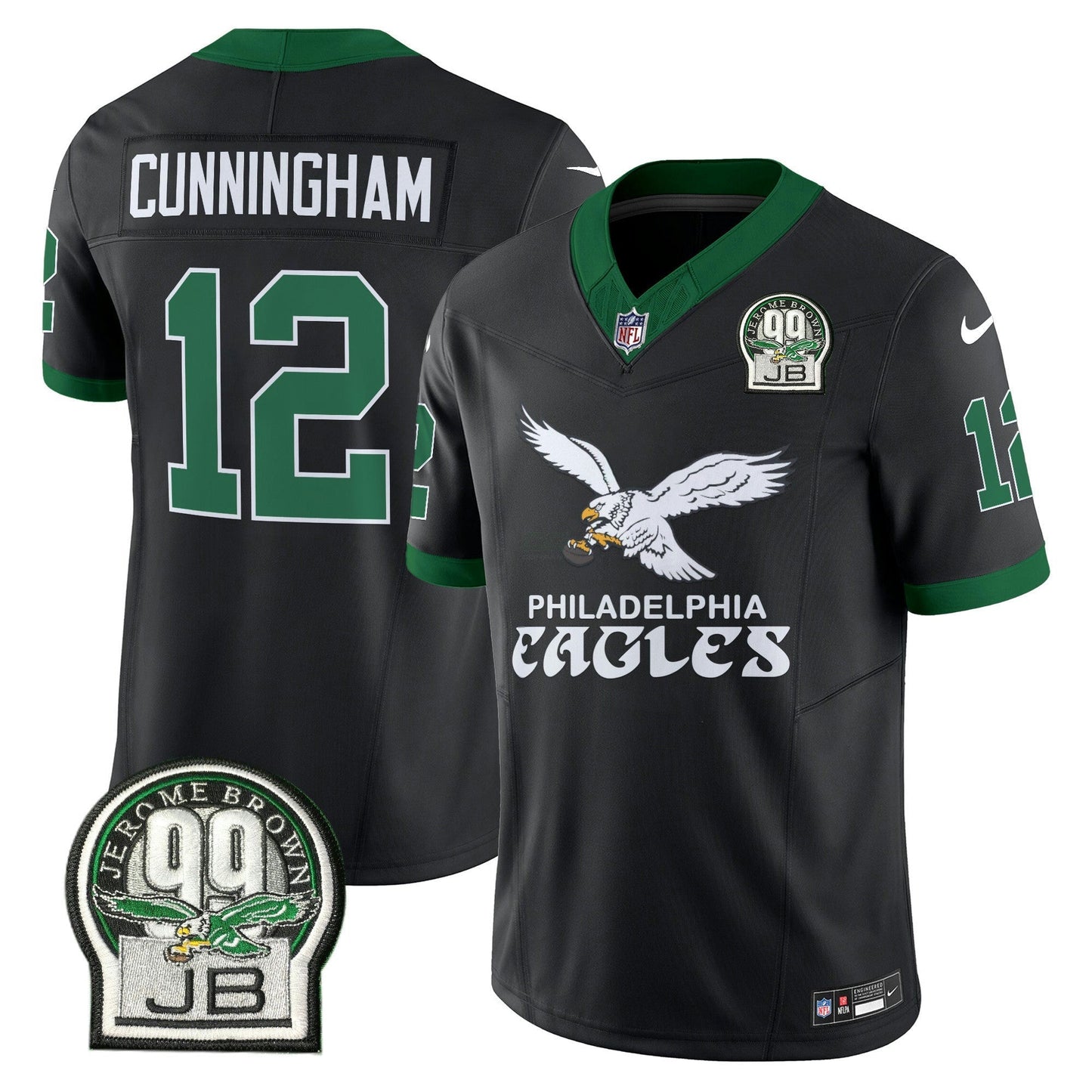 Camisa NFL Men’s Kelly Green Vapor Limited Jersey V5