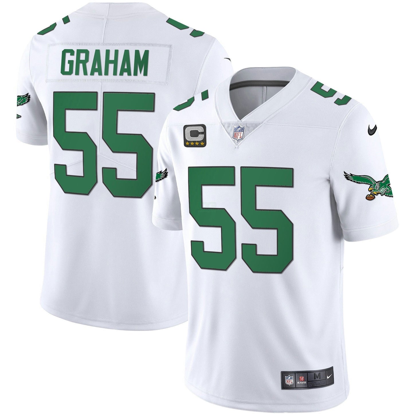 Camisa NFL Men’s Kelly Green Vapor Throwback 90s Jersey