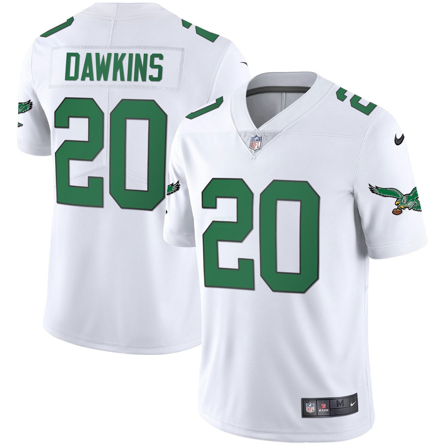 Camisa NFL Men’s Kelly Green Vapor Throwback 90s Jersey