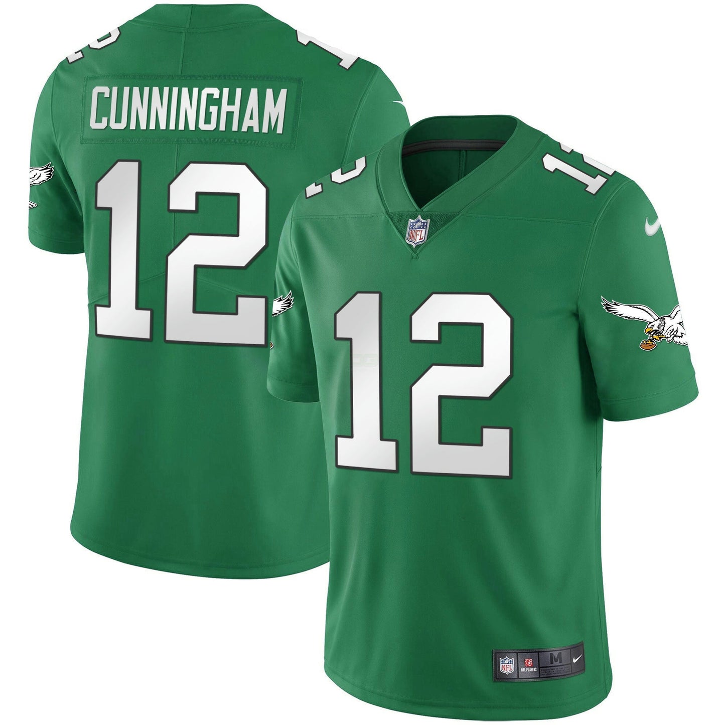 Camisa NFL Men’s Kelly Green Vapor Throwback 90s Jersey