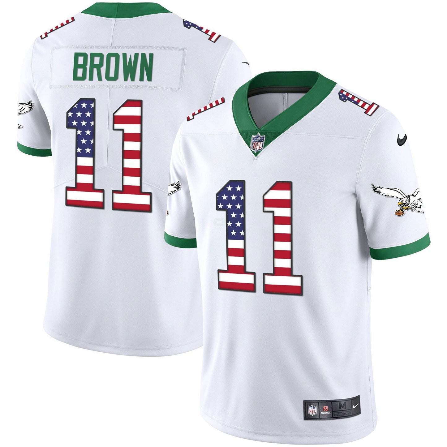 Camisa NFL Men’s Kelly Verde Dourada Flag Vapor Jersey