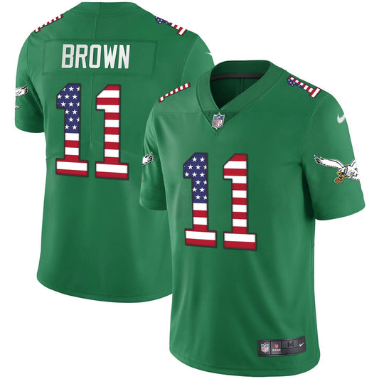 Camisa NFL Men’s Kelly Verde Dourada Flag Vapor Jersey