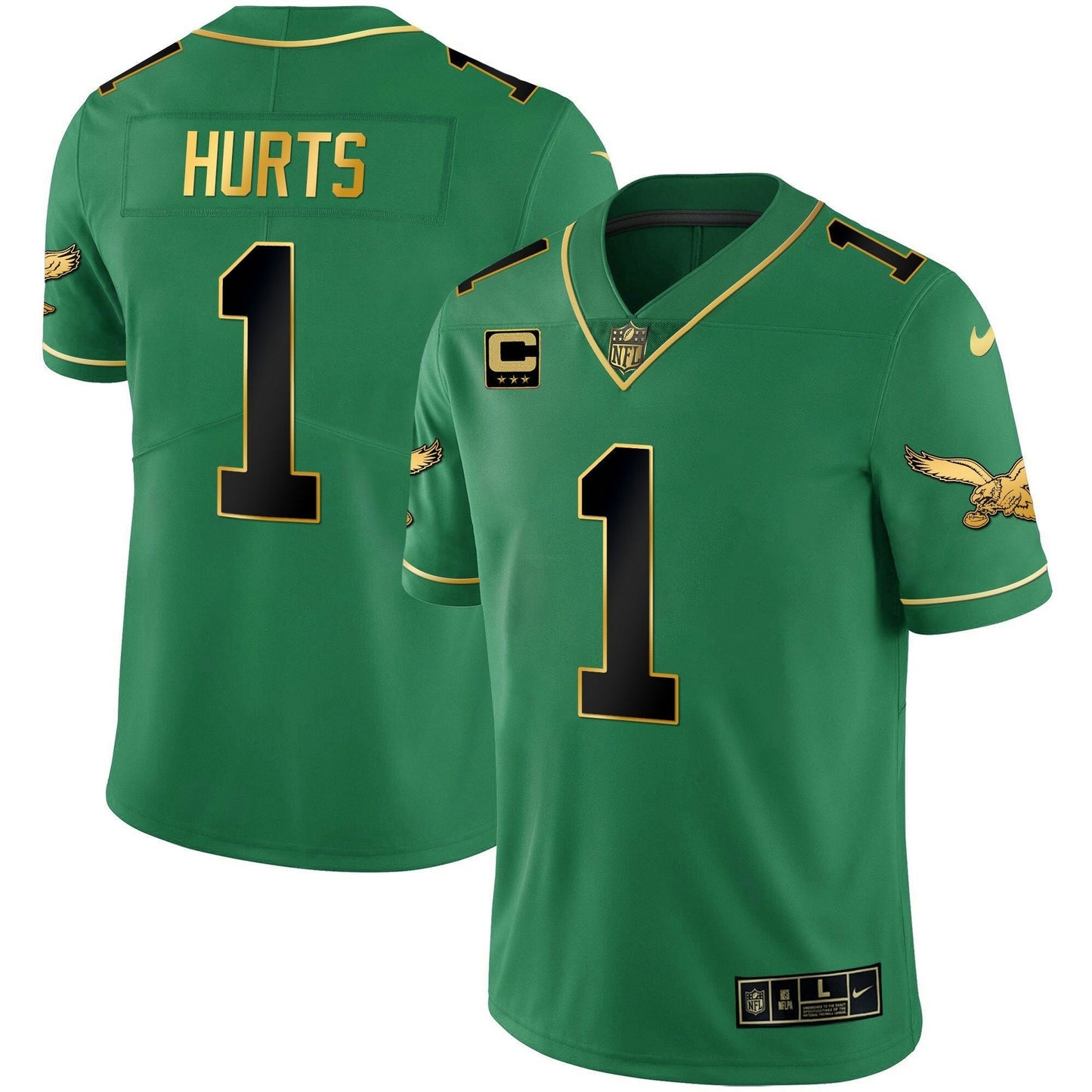 Camisa NFL Men’s Kelly Verde Dourada Jersey