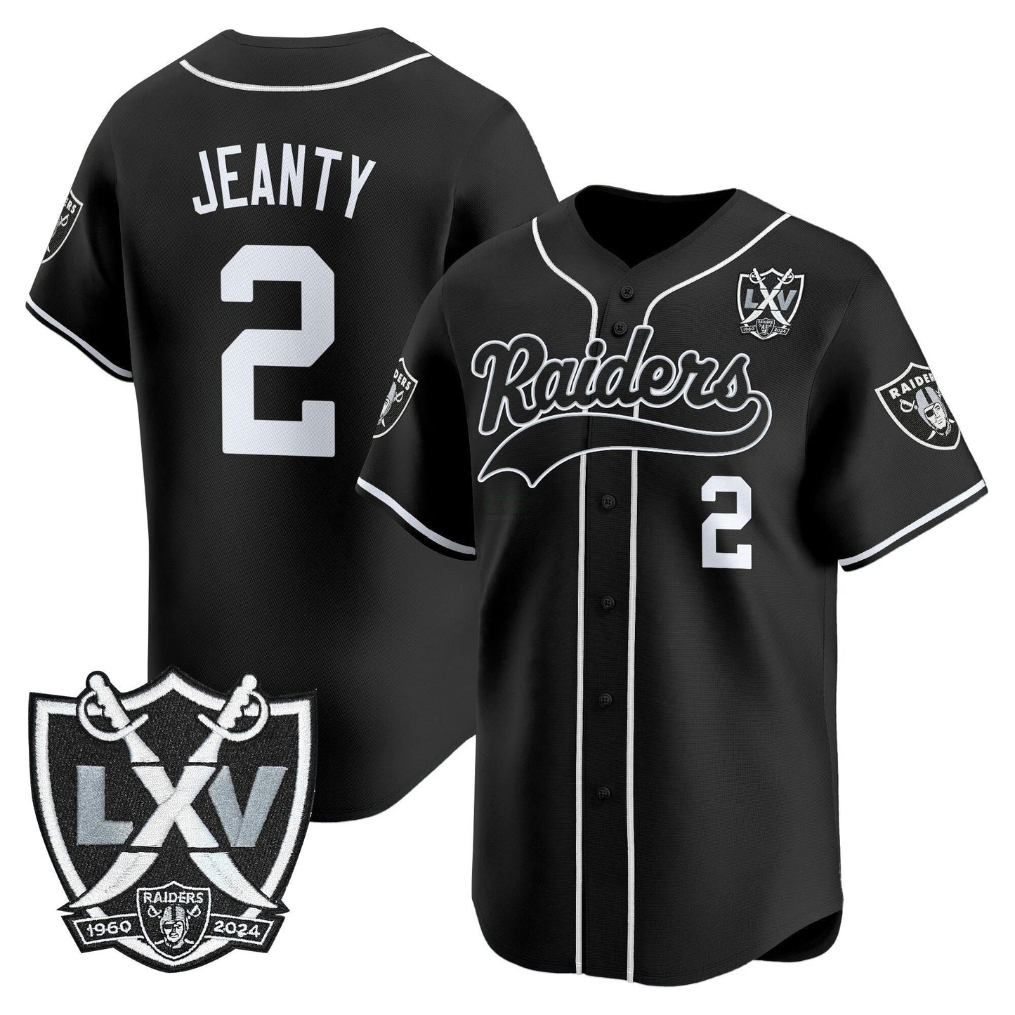 Camisa NFL Men’s Las Vegas 65th Anniversary Patch Vapor Jersey
