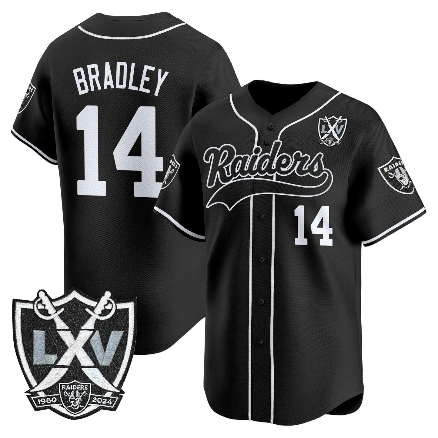 Camisa NFL Men’s Las Vegas 65th Anniversary Patch Vapor Jersey