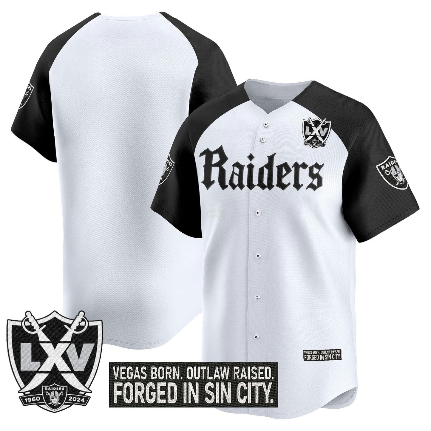 Camisa NFL Men’s Las Vegas ‘Gothic Sin City Shadows Edition’ Vapor Jersey