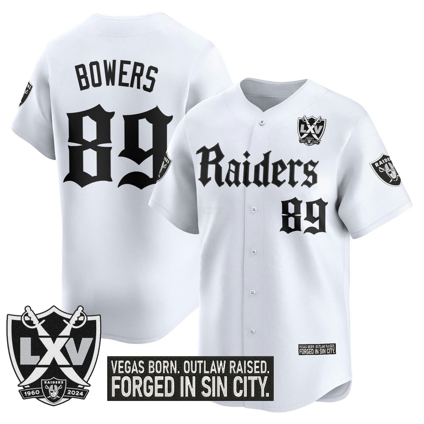 Camisa NFL Men’s Las Vegas ‘Gothic Sin City Shadows Edition’ Vapor Jersey