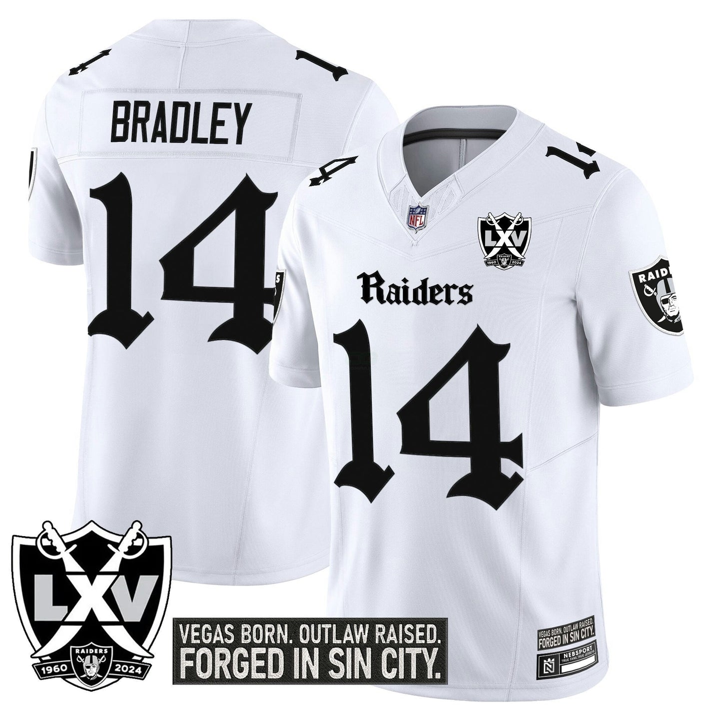 Camisa NFL Men’s Las Vegas ‘Gothic Sin City Shadows Edition’ Vapor Limited Jersey