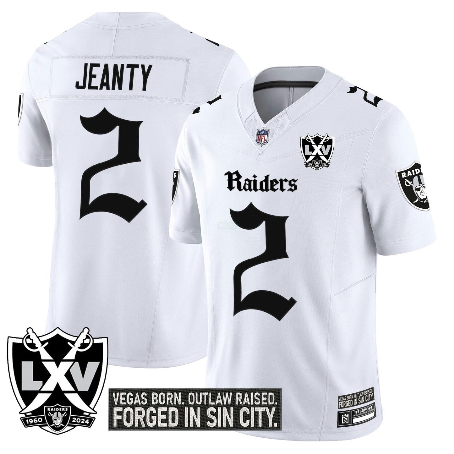 Camisa NFL Men’s Las Vegas ‘Gothic Sin City Shadows Edition’ Vapor Limited Jersey