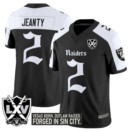 Camisa NFL Men’s Las Vegas ‘Gothic Sin City Shadows Edition’ Vapor Limited Jersey V2