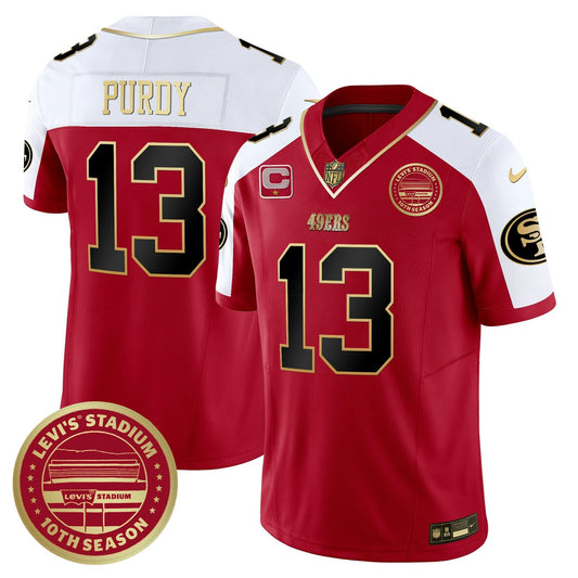 Camisa NFL Men’s Levi’s Stadium 10th Season Patch Vapor Limited Jersey