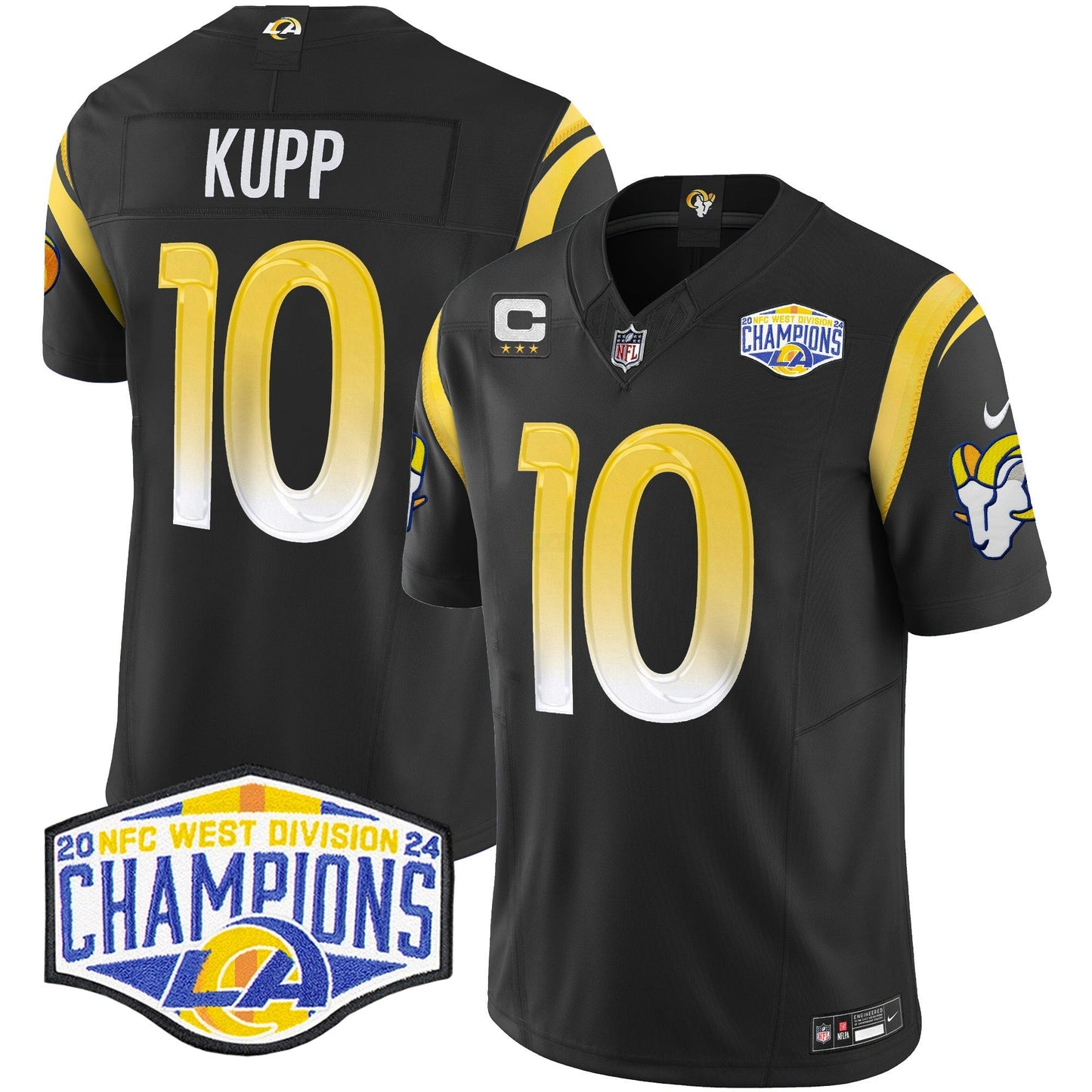 Camisa NFL Men’s Los Angeles 2024 NFC West Division Champions Vapor Limited Jersey