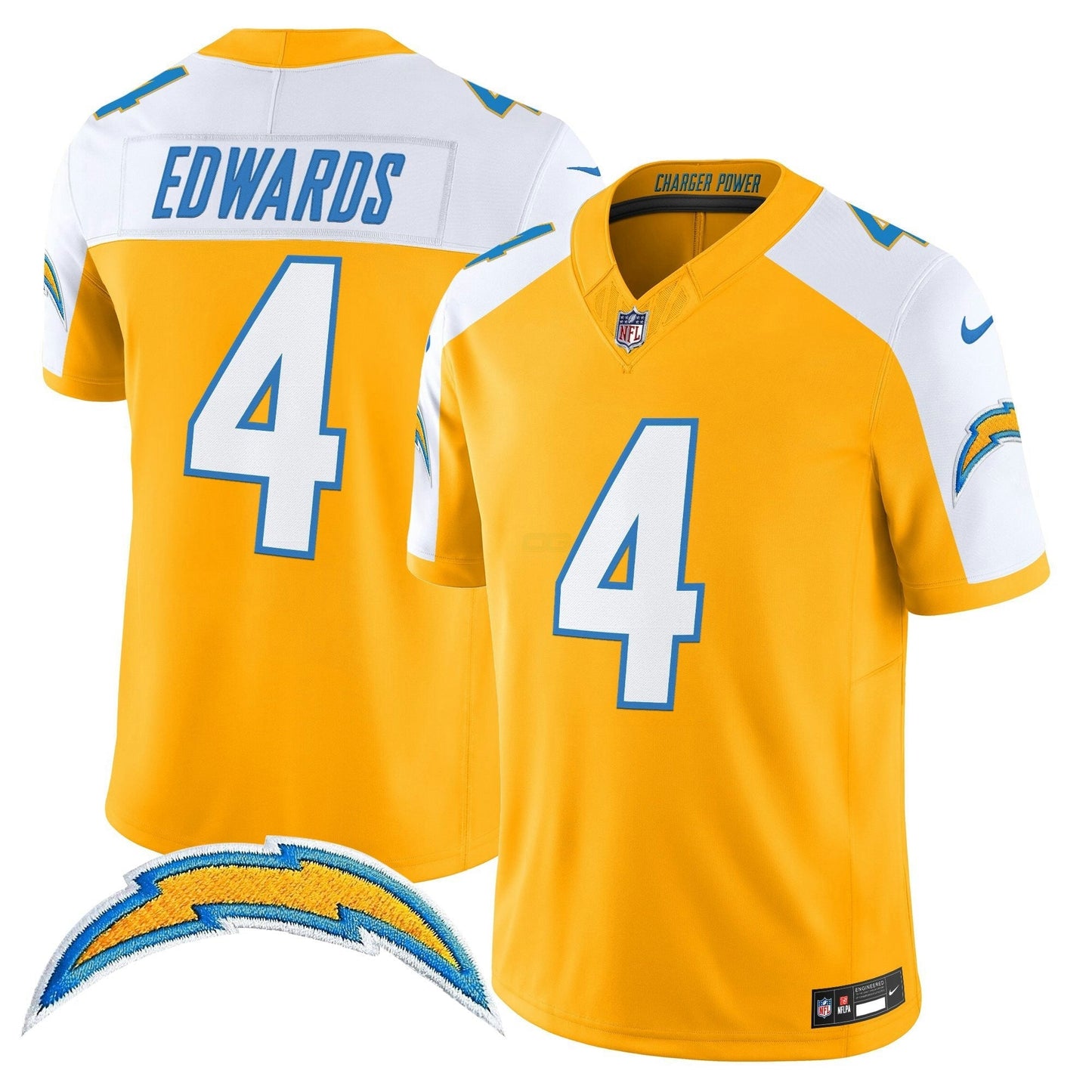 Camisa NFL Men’s Los Angeles 2025 Alternativa Charger Power Vapor Limited Jersey