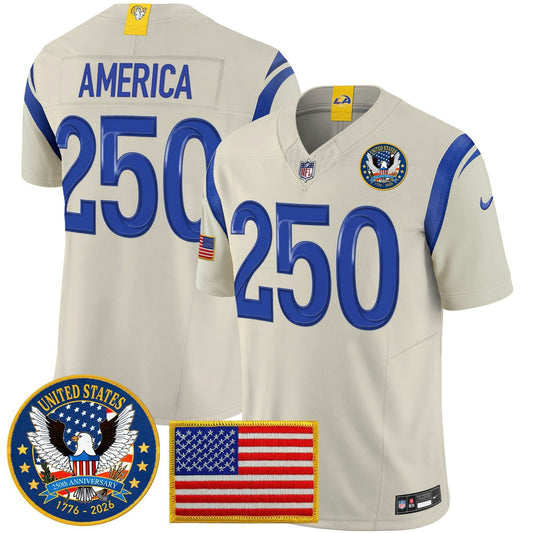 Camisa NFL Men’s Los Angeles 2025 “United States 250th Anniversary Patch” Vapor Limited Jersey
