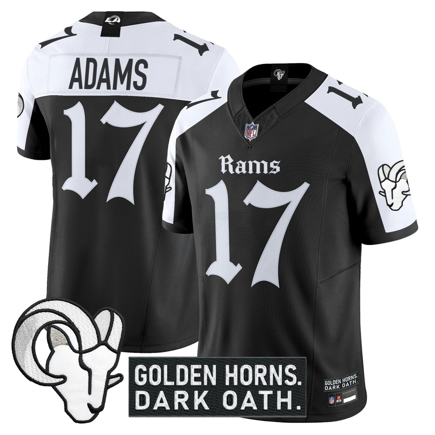 Camisa NFL Men’s Los Angeles ‘Gothic Horns Reforged Edition’ Vapor Limited Jersey