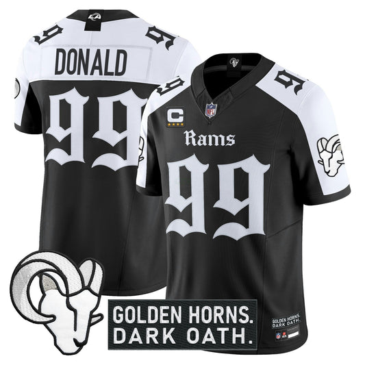 Camisa NFL Men’s Los Angeles ‘Gothic Horns Reforged Edition’ Vapor Limited Jersey