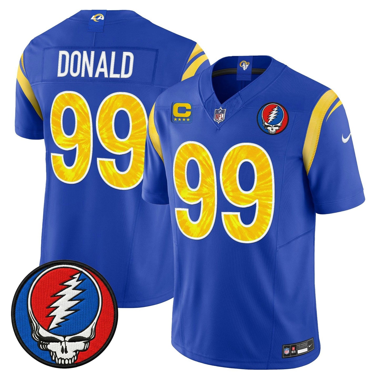 Camisa NFL Men’s Los Angeles x Grateful Dead Vapor Limited Jersey