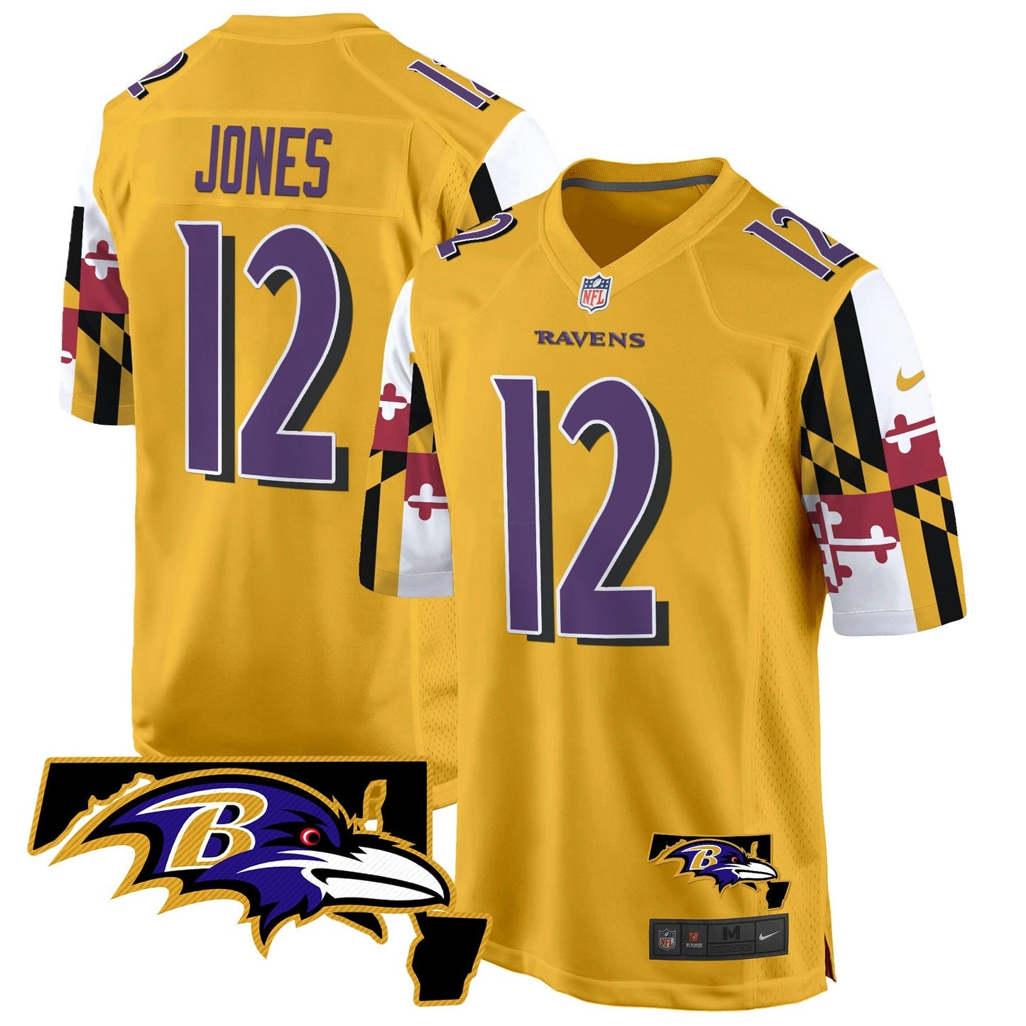 Camisa NFL Men’s Maryland Flag Game Jersey