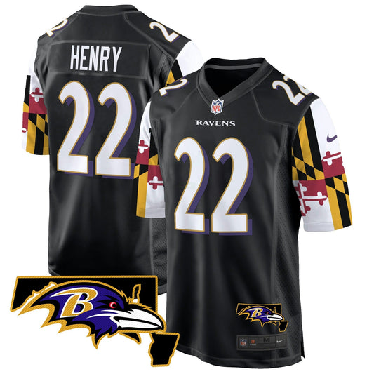 Camisa NFL Men’s Maryland Flag Game Jersey