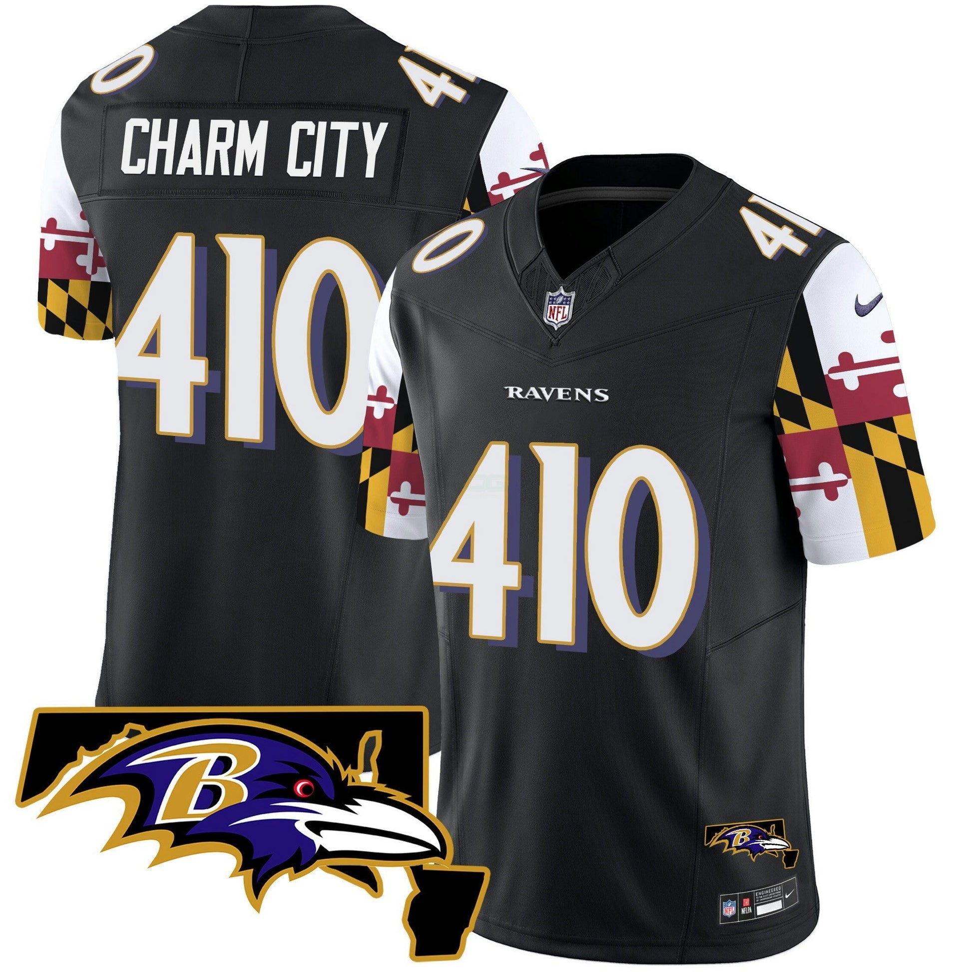Camisa NFL Men’s Maryland Flag Vapor Limited Jersey V2