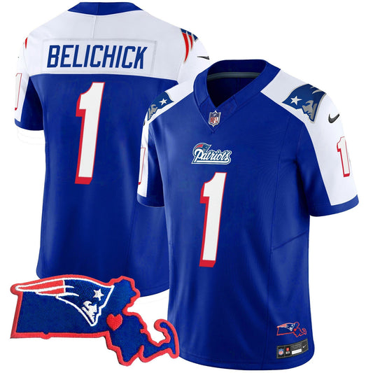 Camisa NFL Men’s Massachusetts Patch Vapor Jersey